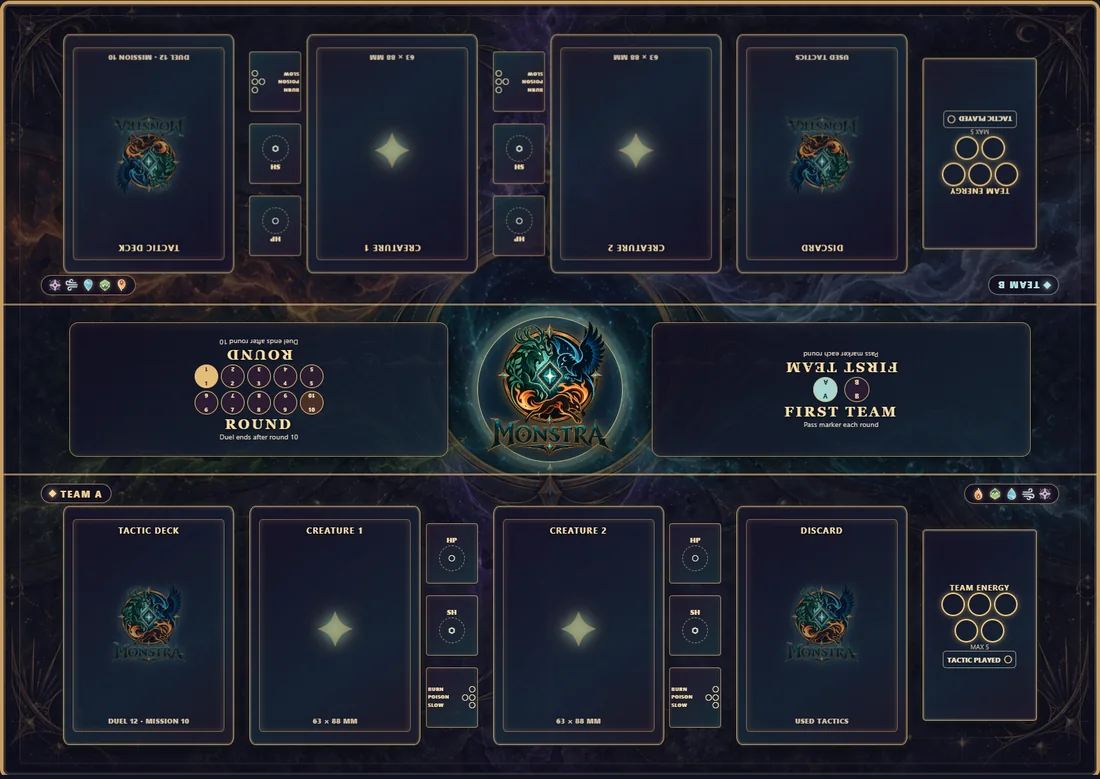 MONSTRA tabletop arena prototype