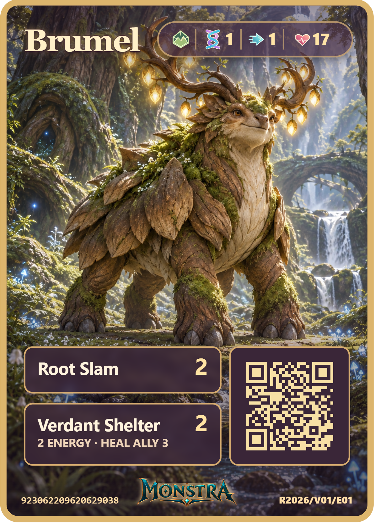 Brumel MONSTRA creature card